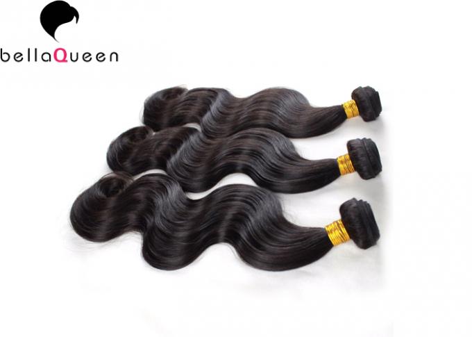 Weave brasileiro do cabelo da extensão brasileira natural do cabelo humano do Virgin da categoria 7A da cor